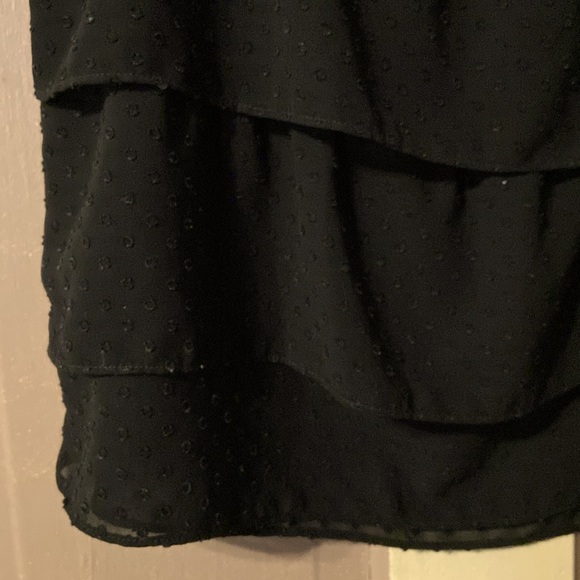 Black blouse with ruffles - Picture 3 of 7